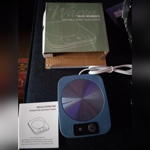 Blue Coffee Mug Warmer - Rectangular - Picture 10 of 16